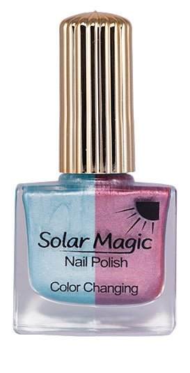 Changing Color Nail Polish Bottle - Oou Oou Blue to Magical Magenta