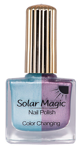 Changing Color Nail Polish Bottle - Oou Oou Blue to Purple Passion
