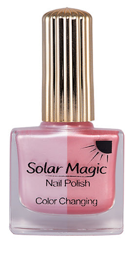 Changing Color Nail Polish Bottle - Pink Pearl to Red Ribbon