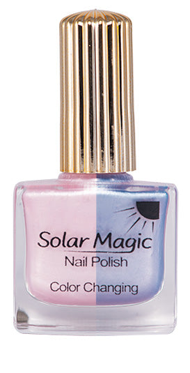 Changing Color Nail Polish Bottle - Pink Pearl to Steel Oyster