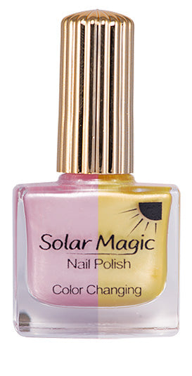 Changing Color Nail Polish Bottle - Pink Pearl to Lemon Drops