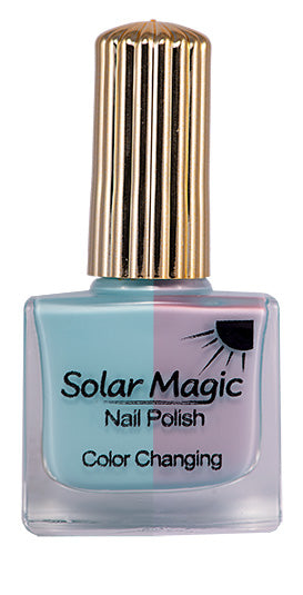 Aqua Blue to Stormy Waters Color Change Nail Polish Bottle