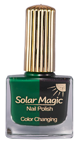Color Changing Nail Polish Bottle - Celtic Kelly to Emerald Night
