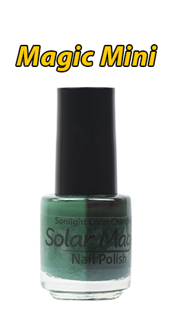 Color Change Nail Polish Celtic Kelly to Emerald Night - Magic Mini Bottle