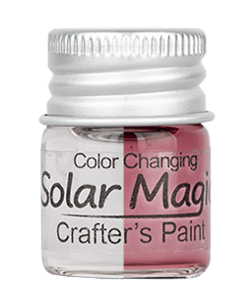 Color Changing Craft Paint Bottle - Clear Coat to Burgundy
