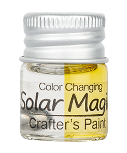 Color Changing Craft Paint Bottle - Clear Coat to Yellow