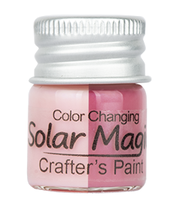 Color Changing Craft Paint Bottle - Pink to Burgundy