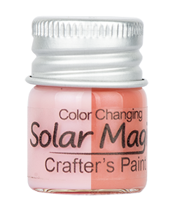Color Changing Craft Paint Bottle - Pink to Red