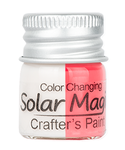 Color Changing Craft Paint Bottle - Puff White to Red