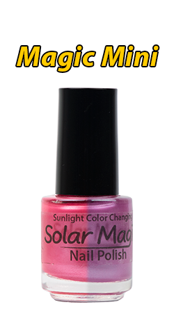 Color Change Nail Polish - Hot Pinky to Vixen - Magic Mini Bottle