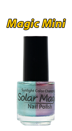Changing Color Nail Polish - Oou Oou Blue to Purple Passion - Magic Mini Bottle