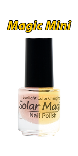 Change Color Nail Polish - Pink Pearl to Lemon Drops - Magic Mini Bottle