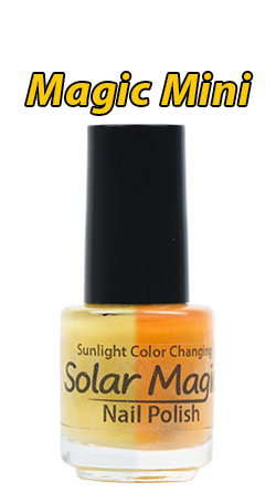 Color Change Nail Polish - Lemon Drops to Orange Peel - Magic Mini Bottle