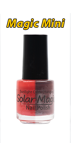Color Change Nail Polish - Ruby Red Shoes to Naughty Dorothy - Magic Mini Bottle