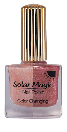 Color Changing Nail Polish Bottle - Magic Chiffon to Shimmer Rose