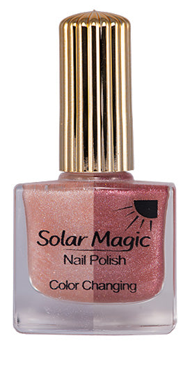 Color Change Nail Polish in Sun - Magic Chiffon to Shimmer Rose – Solar  Magic Nail Polish