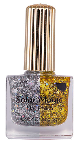 Color Changing Nail Polish Bottle - Magic Glitter to Gold Dust
