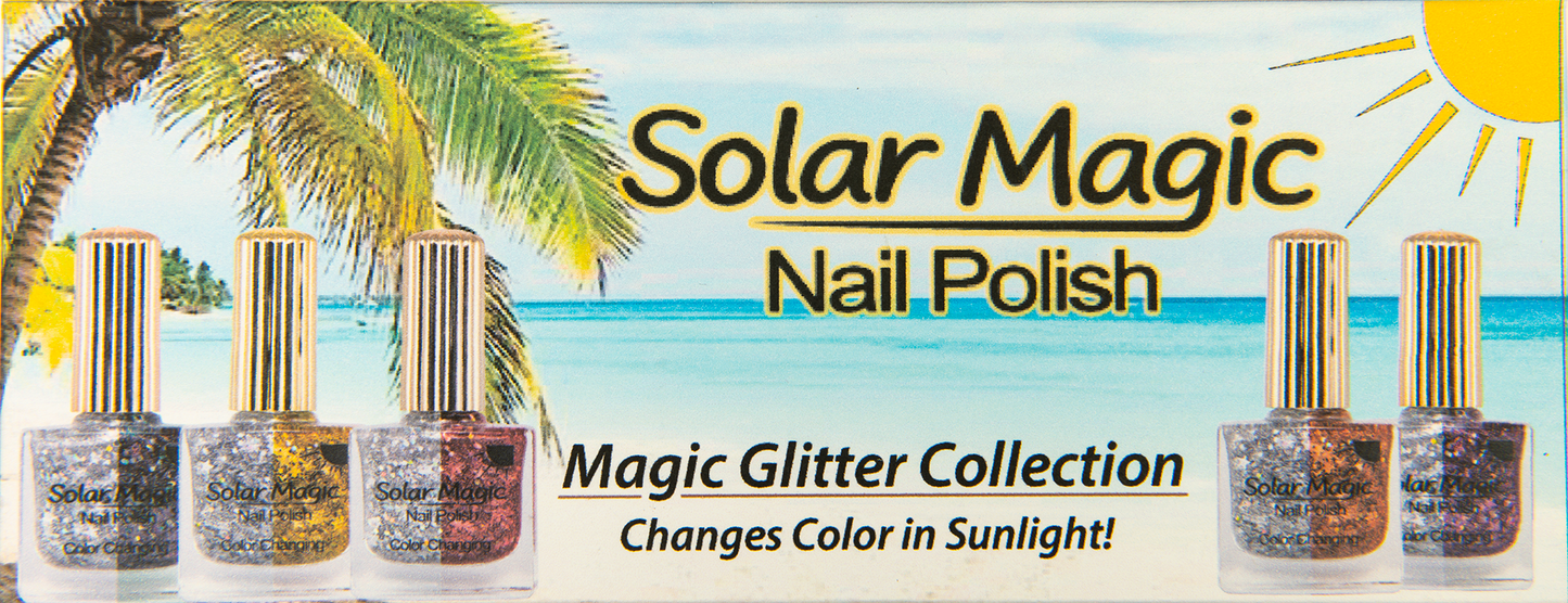 Magic Glitter Color Changing Nail Polish Collection