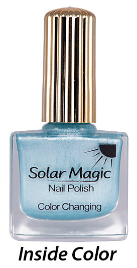 Changing Color Nail Polish Bottle - Oou Oou Blue to Purple Passion - inside color