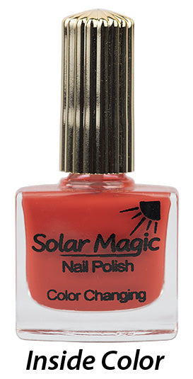 Color Changing Nail Polish Bottle - Red Bottoms to Louboutin Leather - inside color