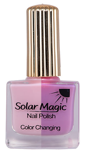 Sugar Pink to Dangerous Violet Color Change Nail Polish Bottle