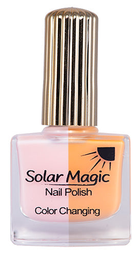 Sugar Pink to Sunset Orange Color Change Nail Polish Bottle