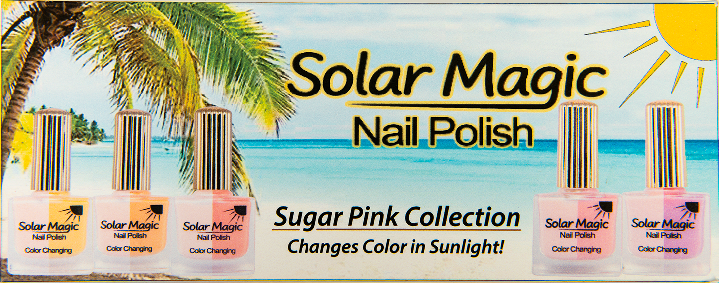Sugar Pink Color Changing Nail Polish Collection