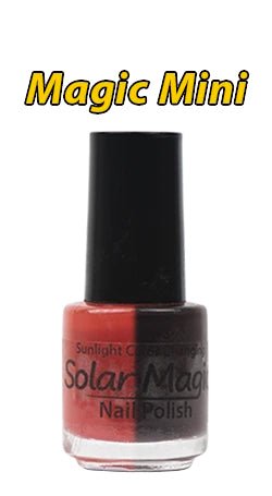 Color Change Nail Polish - Red Bottoms to Louboutin Leather - Magic Mini Bottle