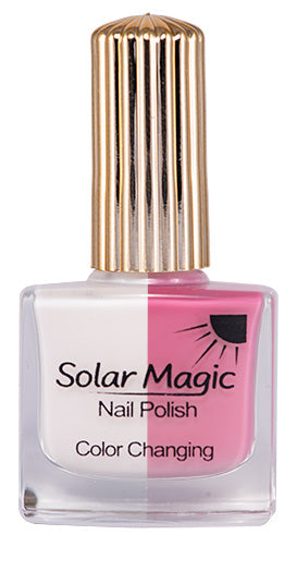 Color Change Nail Polish in Sun - Magic Chiffon to Shimmer Rose – Solar  Magic Nail Polish