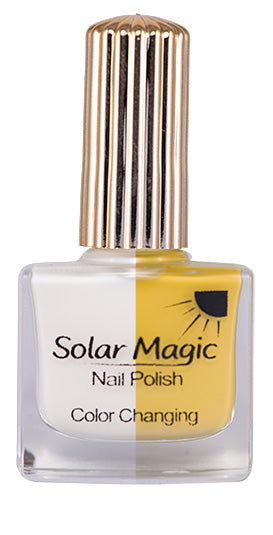 White Tip to Sunshine Color Change Nail Polish Bottle