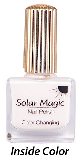 White Tip to Sweet Blush Color Change Nail Polish Bottle - inside color