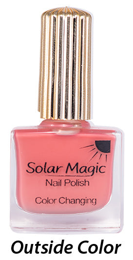 White Tip to Sweet Blush Color Change Nail Polish Bottle - outside color