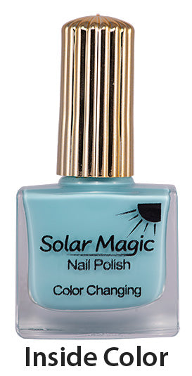 Aqua Blue to Violet Night Color Change Nail Polish Bottle - inside color