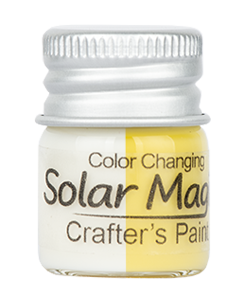 Color Changing Craft Paints Bottle - Puff White to Yellow