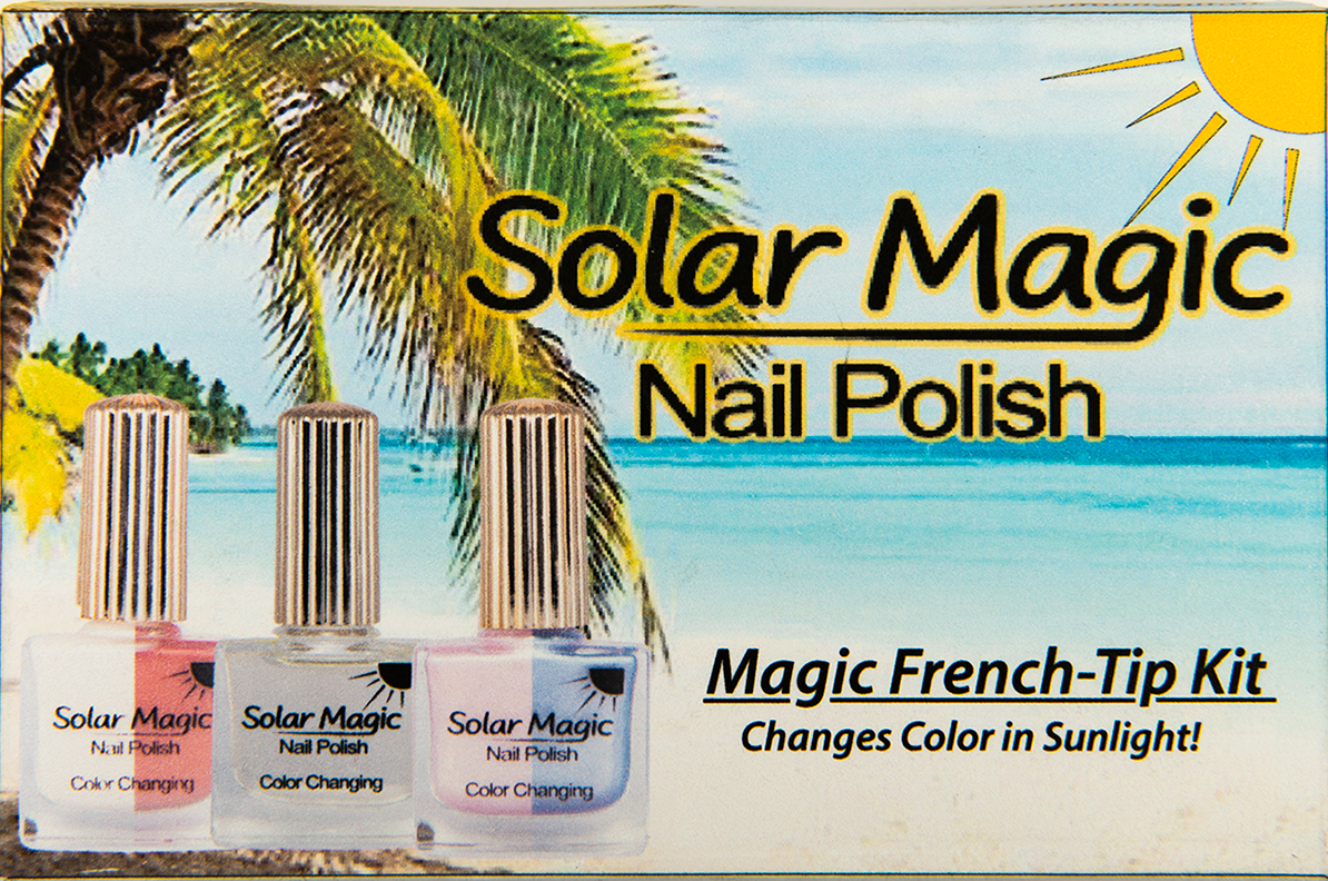 Magic Color Changing Nail Polish French Tip Kit #1