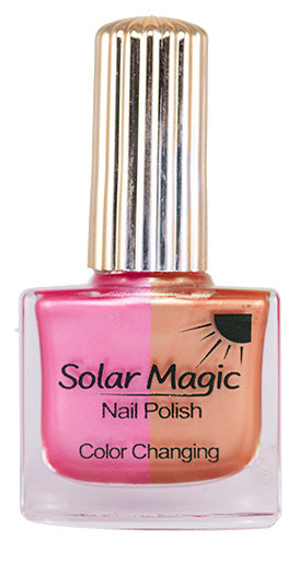 Color Changing Nail Polish Bottle - Hot Pinky to Copper Fox