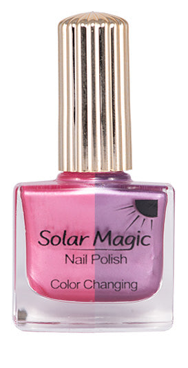 Color Changing Nail Polish Bottle - Hot Pinky to Vixen