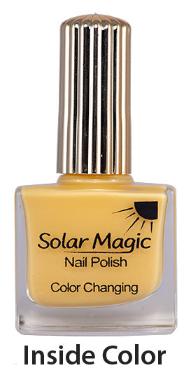Color Changing Nail Polish Bottle - Lemon Drops to Orange Peel - inside color