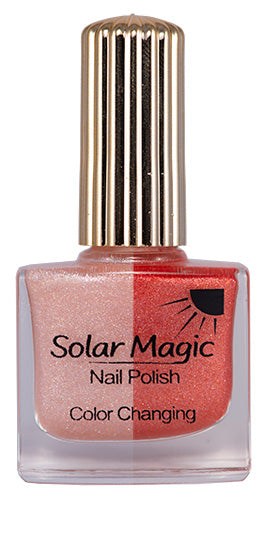 Color Changing Nail Polish Bottle - Magic Chiffon to Fireworks Red