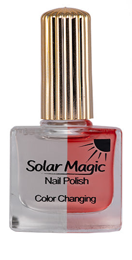 Color Changing Nail Polish Bottle - Magic Gel-e Top Coat to Sheer Red