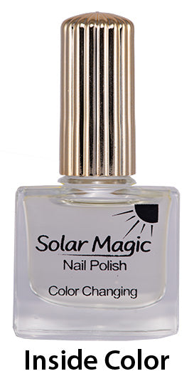 Color Changing Nail Polish Bottle - Magic Gel-e Top Coat to Summer Surprise! - inside color