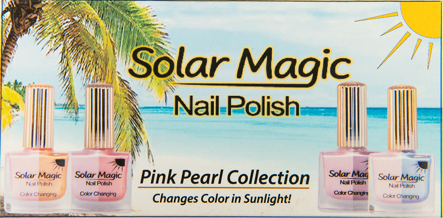 Pink Pearl Color Changing Nail Polish Collection