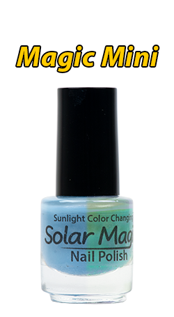 Sky Blue to Crème de Mint Color Change Nail Polish - Magic Mini Bottle