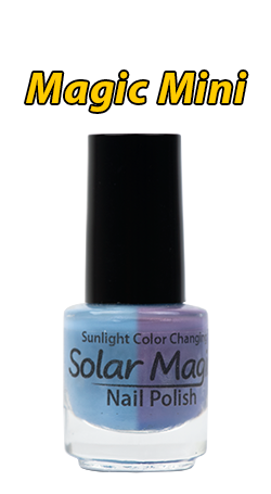 Sky Blue to Vivacious Violet Color Change Nail Polish - Magic Mini Bottle