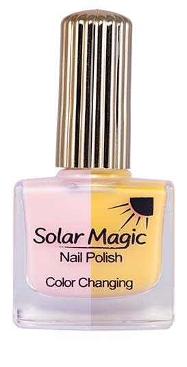 Sugar Pink to Summer Sunshine Color Change Nail Polish Bottle
