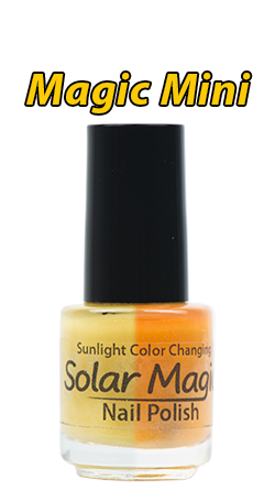 Color Change Nail Polish - Lemon Drops to Orange Peel - Magic Mini Bottle 