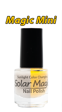 White Tip to Sunshine Color Change Nail Polish - Magic Mini Bottle
